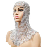 Personalized Head Chain Nightclub Party Body Chain Medieval Chainmail Mask Helmet Vintage Self Defense Anti-Cut Clothing