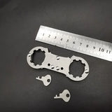 Key Chain Thumb Lock Buckle Toe Lock Buckle SM Bondage Handcuffs Adult Games Sex Toys For Couple Stainless Steel Erotic Products