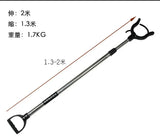 Catcher anti-riot steel fork foot fork security equipment riot protection telescopic neck fork campus unit