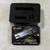 1:3 1: 2,05 pistole Pistole Miniatur Keychain Beretta Glock Colt Koffer Box