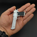 Neue 1:3   Pistole Miniatur Modell Keychain Voller Metall Shell Legierung Kann Nicht Schießen Junge BirthdayGift Großhandel