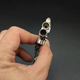 10PCS Neue Mini 6 Haar Legierung Gummiband PistoleModell Miniatur Dekoration Spielzeug Junge Lieblings Geburtstag geschenk Retro