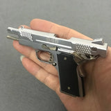 Neue 1: 2,05  Pistole Miniatur Modell Keychain Voller Metall Shell Legierung Kann Nicht Schießen Junge Geburtstag Geschenk