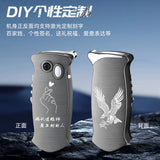 【-6】Lighters Smoking accessories Fire Metal Jet Gas Cigar Cigarette Powerful Jet Flame Torch Lighte Pipe Lighter for Man Gift（NOGAS）.