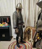 Medieval European Armor Riveted Chainmail Long Sleeve Long Pendulum Chainmail Chainmail Wearable