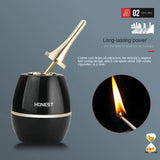 Baicheng Personalized Oil-Electric Match Igniter Desktop Kerosene Lighter Metal Creative Gift for Boyfriend