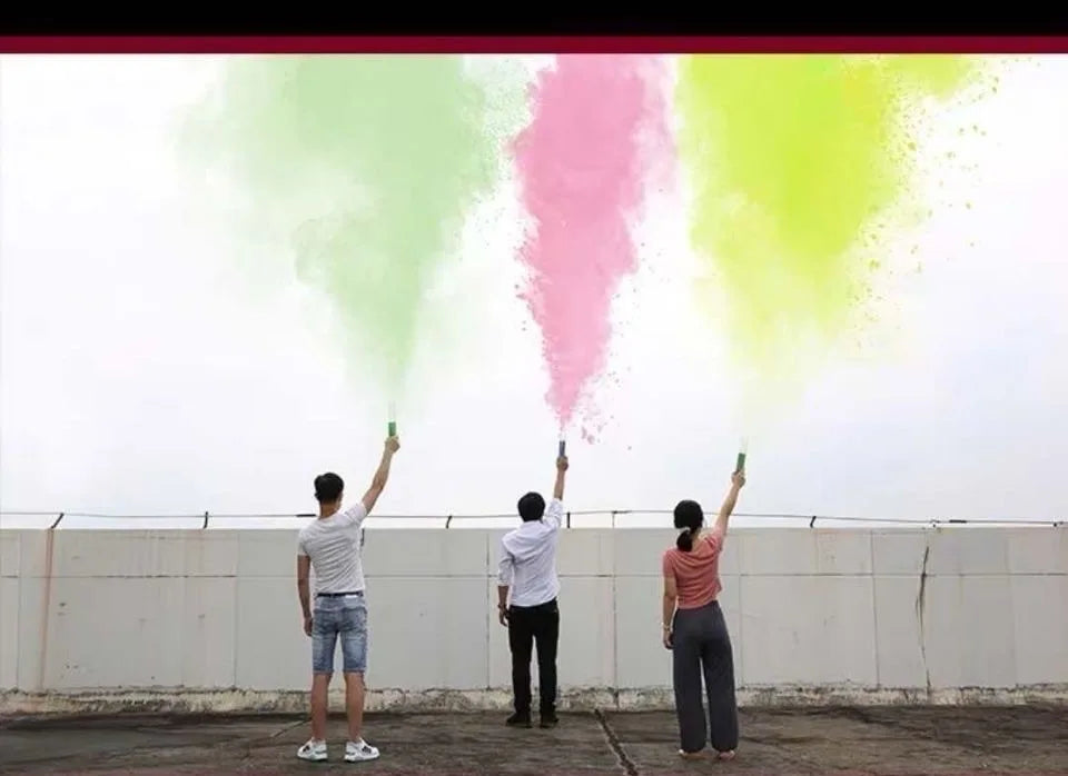 20 Colors Wedding venue Stage Photography Aid Toy Smoke Cake Smoke Effect Show Round Bomb Opening Ceremony of the Games