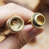 New Retro Old trench original copper kerosene lighter creative ignition personality classic nostalgic windbreak(no gas)