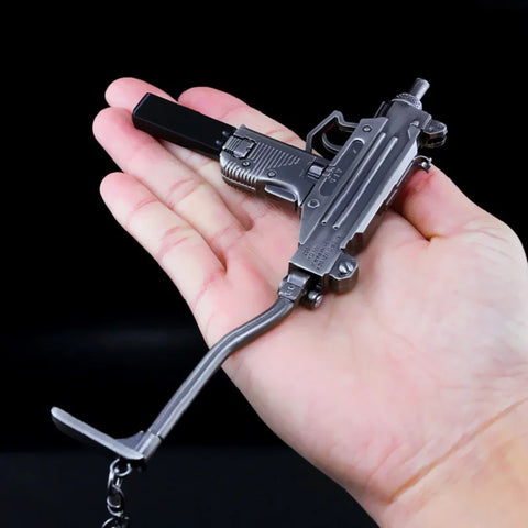 1:3 metall UZI  15CM Miniatur Modell 2022 Neue Hohe Qualität Pistole Pistole Keychain Handwerk Anhänger Geburtstag Geschenke