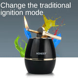 Baicheng Personalized Oil-Electric Match Igniter Desktop Kerosene Lighter Metal Creative Gift for Boyfriend