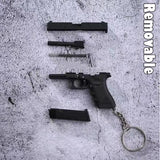 Neue 1:3  17Pistole Miniatur Modell Keychain Voller Metall Shell Werfen Legierung Boy lieblings Geburtstag Geschenk