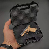 1:3 1: 2,05 pistole Pistole Miniatur Keychain Beretta Glock Colt Koffer Box
