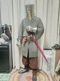 Medieval European Armor Riveted Chainmail Long Sleeve Long Pendulum Chainmail Chainmail Wearable