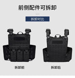 Tactical quick release vest protection stab protection duty patrol training vest laser cutting quick release vest weapons