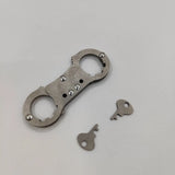Thumb Lock Buckle Toe Lock Buckle SM/SP Bondage Handcuffs Adult Games Sex Toys For Couple Stainless Steel Erotic Products