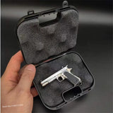 1:3 1: 2,05 pistole Pistole Miniatur Keychain Beretta Glock Colt Koffer Box