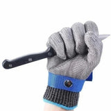 2025 Anti-cut Gloves Safety Cut Proof Stab Resistant Stainless Steel Wire Metal Mesh Kitchen Butcher Cut-Resistant Safety Gloves