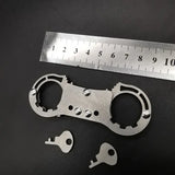Key Chain Thumb Lock Buckle Toe Lock Buckle SM Bondage Handcuffs Adult Games Sex Toys For Couple Stainless Steel Erotic Products