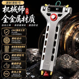 Aluminum alloy mechanic magazine High-precision mechanical magazine Magnetic suction rapid-fire continuous-fire artifact Portable automatic loading slingshot