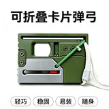 3D printing foldable card slingshot upgraded version with magazine Internet celebrity stall popular outdoor toys