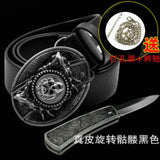 2026 Unique non-mainstream trendy brand animal belt self-defense knife, multifunctional leather belt knife | POPOTR™