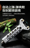 Aluminum alloy mechanic magazine High-precision mechanical magazine Magnetic suction rapid-fire continuous-fire artifact Portable automatic loading slingshot
