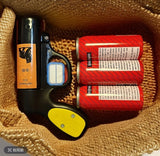 Self-defense and anti-riot fire protection equipment, emergency supplies, beast drive, fire dry powder fire extinguishing artifact spray gun, small family car on-board
