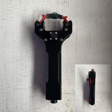 Aluminum alloy mechanic magazine High-precision mechanical magazine Magnetic suction rapid-fire continuous-fire artifact Portable automatic loading slingshot