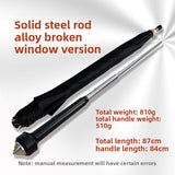 Self-defense riot umbrella Multifunctional broken window can pull out samurai long-handled umbrella Men's martial arts wind car self-defense umbrella  Sword Knife| POPOTR™