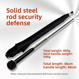 Self-defense riot umbrella Multifunctional broken window can pull out samurai long-handled umbrella Men's martial arts wind car self-defense umbrella  Sword Knife| POPOTR™