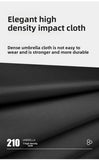 Self-defense riot umbrella Multifunctional broken window can pull out samurai long-handled umbrella Men's martial arts wind car self-defense umbrella  Sword Knife| POPOTR™