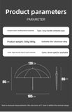 Self-defense riot umbrella Multifunctional broken window can pull out samurai long-handled umbrella Men's martial arts wind car self-defense umbrella  Sword Knife| POPOTR™