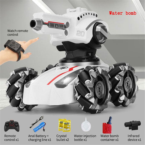 Multifunctional hand gesture remote control tank car