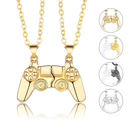 Game Controller Magnetic Necklaces BFF Couples