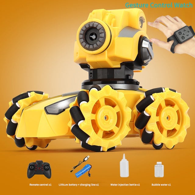 Multifunctional hand gesture remote control tank car