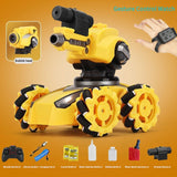 Multifunctional hand gesture remote control tank car
