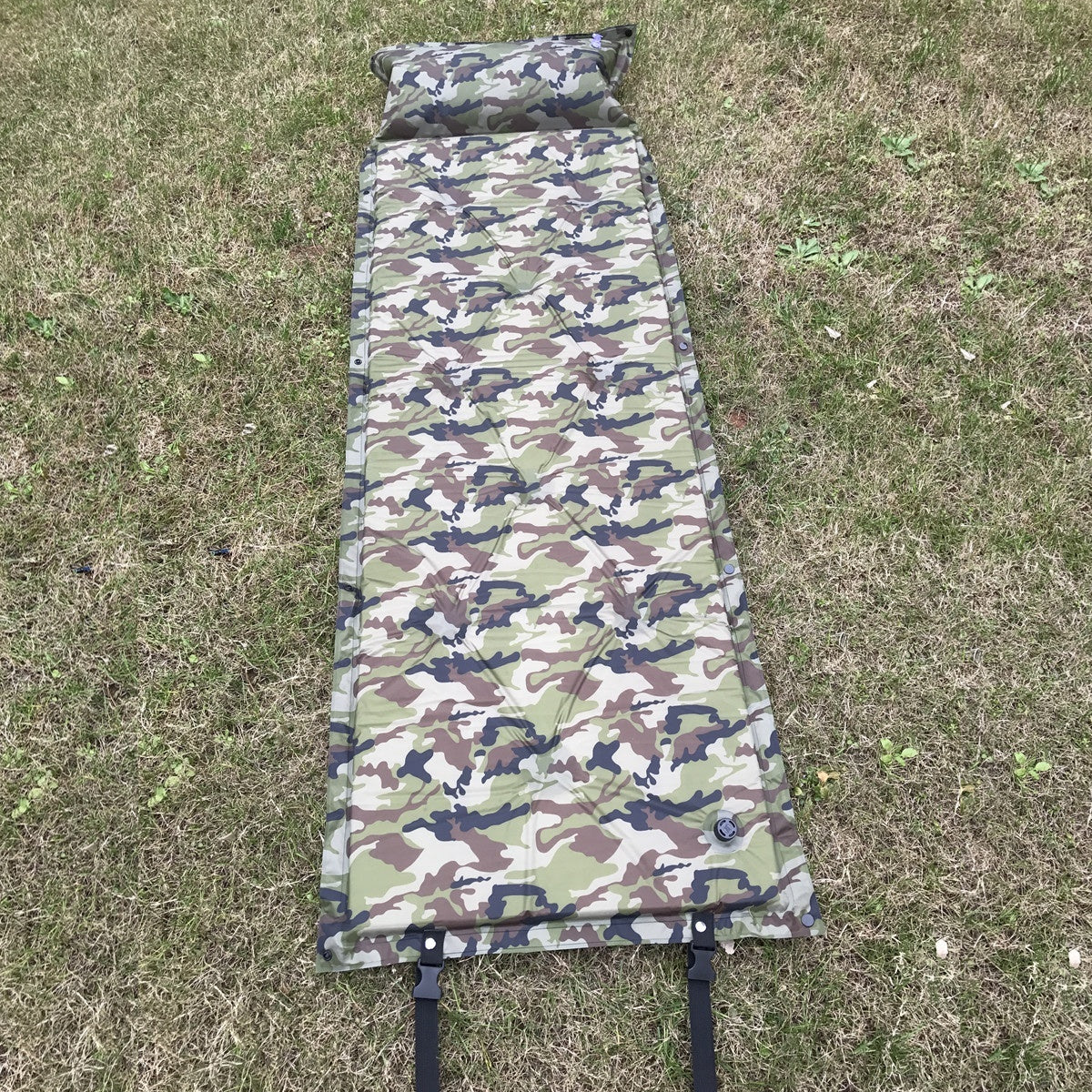 2025 1Pc Self Inflatable Portable Air Mattress Mat Pad Pillow Sleeping Bed Camping Hiking Outdoor | POPOTR™