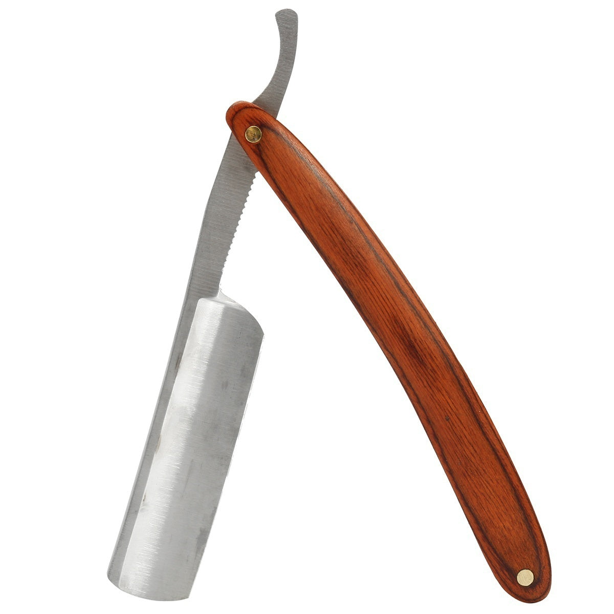 Barber Shaving Kit Set Straight Razor Shaving Brush Strop Wooden Box Father Gift