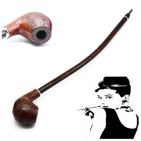 2025 High-end wooden Tobacco Smoking Pipe Long Handle Tobacco Cigar Pipes Smoking Accessories For Boyfriend Girlfriend Father Gifts(with Beautiful Gift Box)| POPOTR™