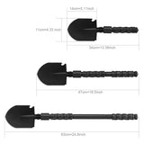 Multi-Functional Portable Spade Multi-Functional Folding Shovel with Rust Prevention Coating for Outdoor Camping Survival