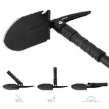 Multi-Functional Portable Spade Multi-Functional Folding Shovel with Rust Prevention Coating for Outdoor Camping Survival