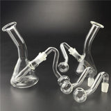 Water Glass Pipe Bottle Hookah Shisha Oil Burner Pipe for Smoking Herb Tobacco Oil  4.3"