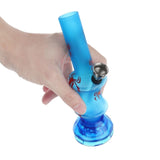 New Acrylic Hookah Pipe Water Smo  Pipes Tobacco Smoke Shisha Pipe W/Tobacco Grinder