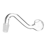 Herb Pipes Wax Oil Burner Glass Pipe Dab Rig Hookah Water Glass Spiral Pipe Glassware with 10mm Male Bowl