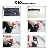2025 Tactical Flashlight Stun Gun for sale Volts Stun Baton Self-defense Weapons For Women Survival Camp | POPOTR™