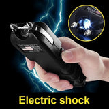 2025 420000 Super Bright LED High Voltage Stun Gun For Women Tactical Flashlight Mini Stun Gun for sale Volts Stun Baton Survival Camp | POPOTR™