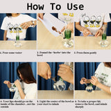 Water Glass Smoking Pipes Shisha Hookah Tobacco Herb Herbal Cigarette Filter Tool Oil Burner