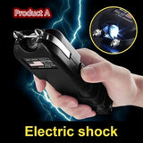 2025 Taktisk lommelygte Stun Gun til salg Genopladelig mest kraftfuld stun Gun Super Bright lommelygte Selvforsvarsvåben til kvinder Survival Camp | POPOTR™