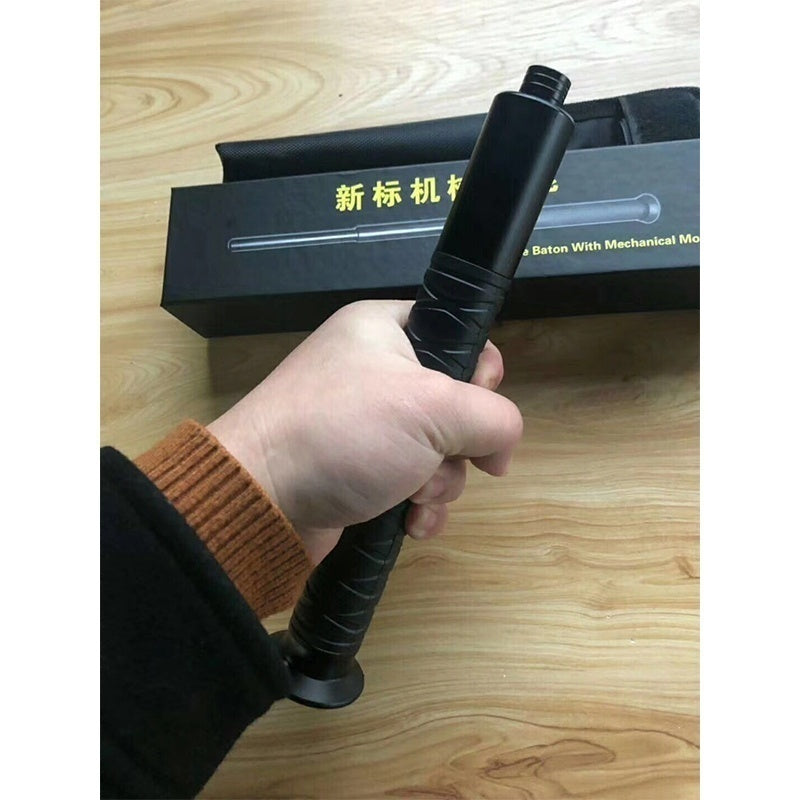 High-quality Mechanical Stick for Men and Women Self-defense Weapons Light and Heavy Machine Tactical Telescopic Three-section Stick for Men Gift