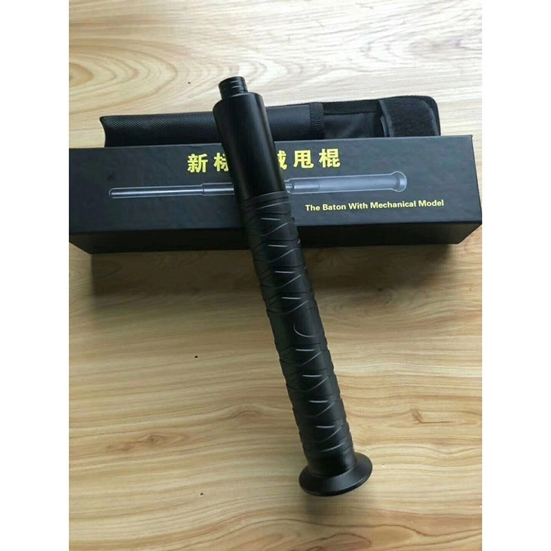 High-quality Mechanical Stick for Men and Women Self-defense Weapons Light and Heavy Machine Tactical Telescopic Three-section Stick for Men Gift